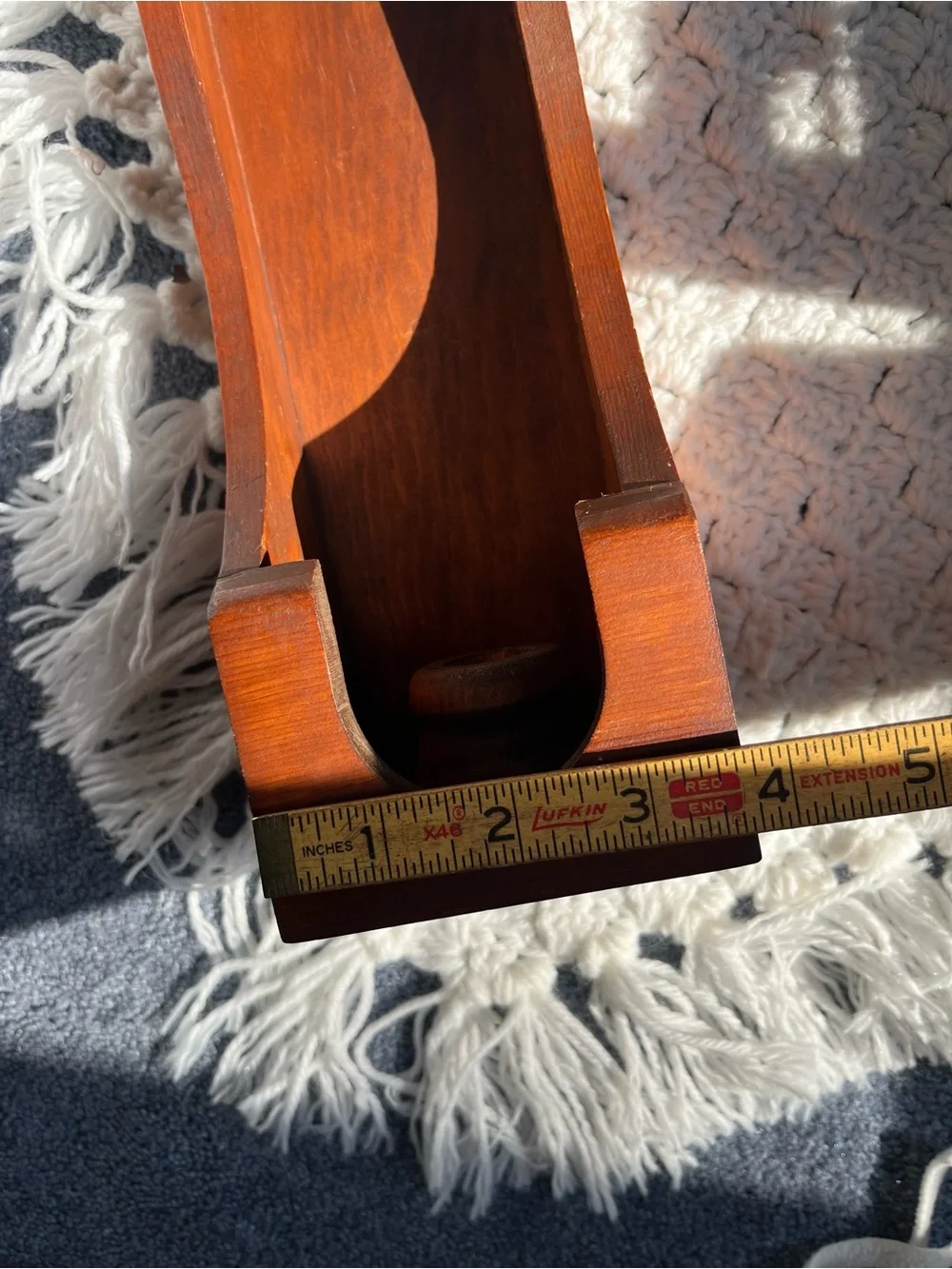 Set Colonial/Country:Farmhouse Wood Candle Wall or Mantel Sconces in Walnut